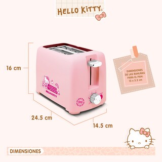 Foto 2 | Foto 2 | Sanrio Tostador De Pan 2 Rebanadas Hk-t2 6 Niveles
