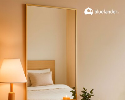 Foto 4 | Foto 4 | Espejo Para Baño Espejo De Pared Con Marco De Aluminio Espejo Para Maquillaje Ideal Para Recámara Bluelander