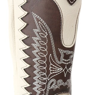 Foto 4 | Foto 4 | Bota Vaquera Alta Tacon Cuadrado Juvenil Moda Cowboy Rodeo Western