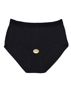 Foto 5 | Foto 5 | 6 Pantaletas Completas De Algodón 3 Negras Y 3 Beige