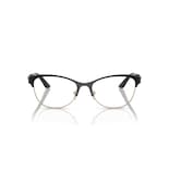 Lentes Oftálmicos Leather Medusa Negro Versace