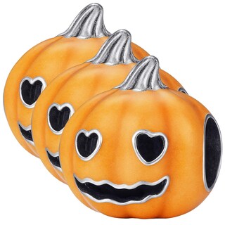 Foto 1 | Foto 1 | Charm Plata 925 Calabaza Festiva Ventdepot Mxcpz-003 3 Piezas Plata S925 Chapa Multicolor