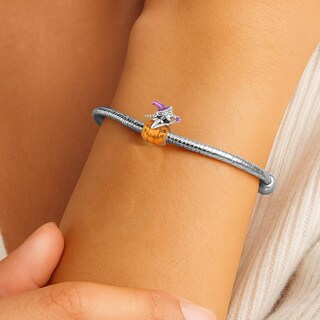 Foto 5 | Foto 6 | Charm Bruja Calabaza Halloween Ventdepot Mxcuq-001 1 Pieza Plata S925 Chapa Multicolor