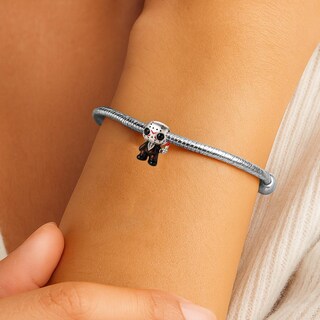 Foto 6 | Foto 6 | Charm Máscara Terror Metálico Lujo Ventdepot Mxcdw-001 1 Pieza Plata S925 Chapa Multicolor