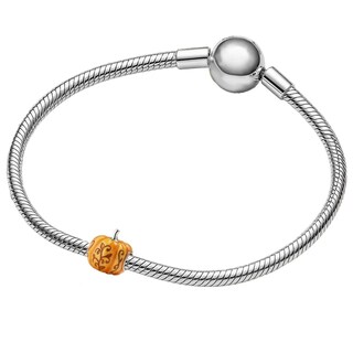 Foto 3 | Foto 3 | Charm Plata Esmaltado Naranja Ventdepot Mxcuk-004 4 Piezas Plata S925 Chapa Multicolor