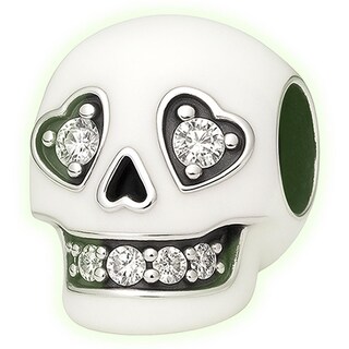 Foto 2 | Foto 2 | Charm Calavera Blanca Plata S925 Ventdepot Mxcsz-001 1 Pieza Plata S925 Chapa Multicolor