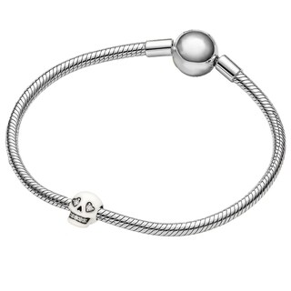 Foto 3 | Foto 3 | Charm Calavera Blanca Plata S925 Ventdepot Mxcsz-001 1 Pieza Plata S925 Chapa Multicolor
