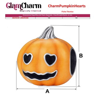 Foto 5 | Foto 5 | Separador Calabaza Corazón Joya Ventdepot Mxcpz-004 4 Piezas Plata S925 Chapa Multicolor