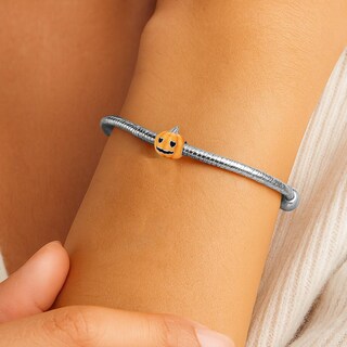 Foto 6 | Foto 6 | Charm Calabaza Metálica Halloween Ventdepot Mxcpz-001 1 Pieza Plata S925 Chapa Multicolor