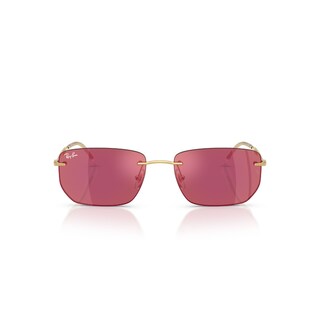 Foto 1 | Foto 1 | Lentes De Sol Dorado Espejados Ray-ban