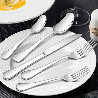 Foto 5 | Foto 5 | Juego De Cubiertos De Cuchillo Tenedor Y Cuchara 30 Piezas Plata