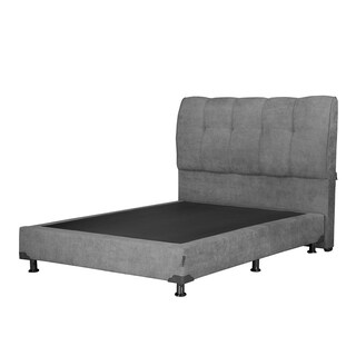 Foto 3 | Foto 3 | Cabecera Dicasa Kiri + Box Color Gris Tormenta Individual