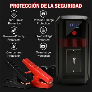 Foto 3 | Foto 3 | Arrancador De Batería Portátil De Auto 3500a Con Pantalla