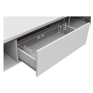 Foto 4 | Foto 4 | Mueble Mesa Para Tv Rack Madesa Doha Hasta 80' Blanco