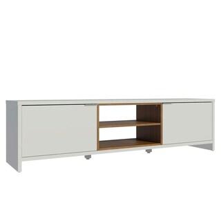Foto 7 | Foto 7 | Mueble Mesa Para Tv Rack Madesa Metz Hasta 80' Marrón/blanco