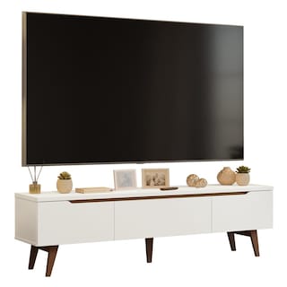 Foto 2 | Foto 2 | Mueble Mesa Para Tv Rack Madesa Toronto Hasta 80' Blanco