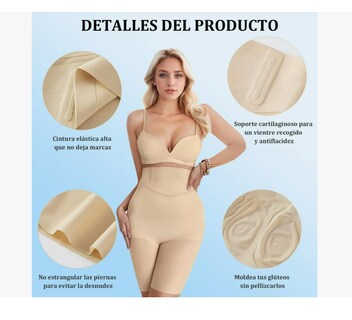 Foto 5 | Foto 5 | Panty Faja Short Reductora Abdomen Moldeadora Para Mujer