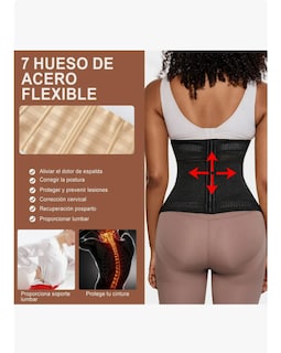 Foto 4 | Foto 4 | Faja Postparto Colombiana Reductora De Abdomen Moldeadora Negro