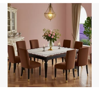 Foto 3 | Foto 3 | 6pcs Funda Elástica Protectora De Silla Comedor Color Marron