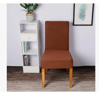 Foto 4 | Foto 4 | 6pcs Funda Elástica Protectora De Silla Comedor Color Marron