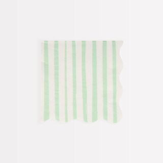 Foto 1 | Foto 1 | Servilletas Meri Meri A Rayas Pastel Desechables Paquete De 16 - Venta Internacional.