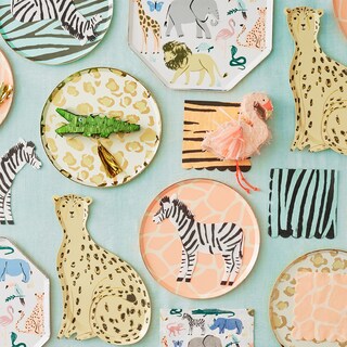Foto 7 | Foto 7 | Servilletas Desechables Meri Meri Safari Con Estampado Animal 13 X 13 Cm Paquete De 16 - Venta Internacional.