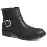 Botín Corto De Piel Para Dama Lady Dominiq Mod. 2354 Elegante - Tacón Bajo