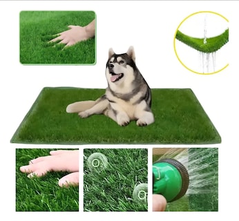Foto 4 | Foto 4 | Entrenador Tapete Pasto Perro Lavable Y Transpirable 90x70cm
