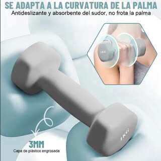 Foto 3 | Foto 3 | Par Mancuernas De 1 Kilos Ejercicio Pilates Yoga Gym