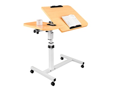 Foto 1 | Foto 1 | Mesa Para Laptop 60×40 Cm Con Altura Ajustable 60–95 Cm Escritorio Con Ruedas Con Bloqueo Ideal Para Cama Bluelander
