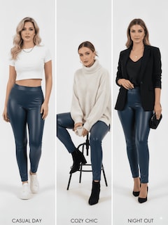 Foto 5 | Foto 5 | Leggings Vinipiel para Mujer