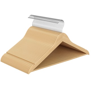 Foto 1 | Foto 1 | Set De Perchas De Madera Songmics Mcrw030k01 30 Piezas 43 X 21 Cm Color Beige
