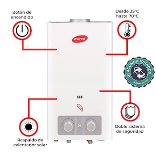 Foto 7 | Foto 7 | Calentador Instantáneo 12l Enerhit Para Gas L.p Reacondicionado