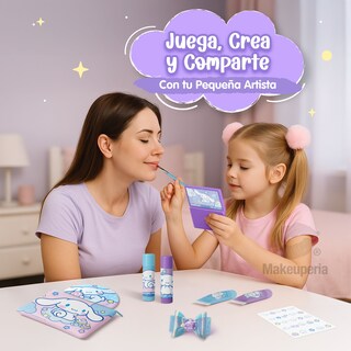 Foto 5 | Foto 5 | Makeuperia Maquillaje Para Niñas Cinnamon Roll Set De Maquillaje Infantil Lavable Con Bálsamos Brillos Paleta Con Brocha