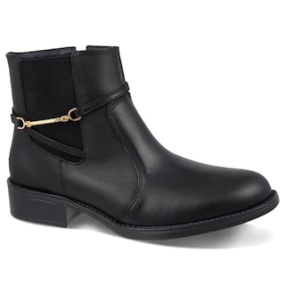 Foto 1 | Foto 1 | Botín Corto De Piel Para Dama Lady Dominiq Mod. 2351 Elegante - Tacón Bajo