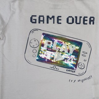 Foto 5 | Foto 5 | Playera Losan Game Over Blanca Para Niño
