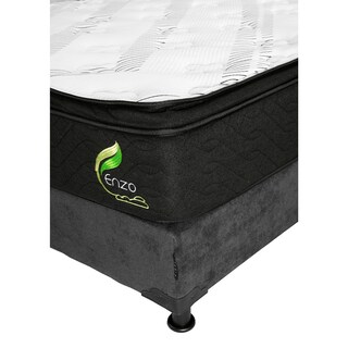 Foto 4 | Foto 4 | Colchón Dicasa Enzo King Size + Box Dicasa Gris Carbón + Edredón Homy