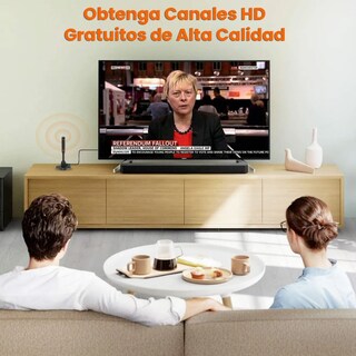 Foto 4 | Foto 4 | Antena De Tv Digital Lab.g Para Interiores Antena Hdtv 4k 1080p Negro