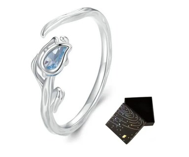 Foto 1 | Foto 1 | Anillo Xtellar Flor De Tulipán Plata 925