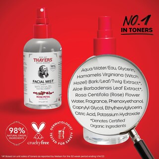 Foto 6 | Foto 6 | Tónico Facial En Aerosol Thayers Sin Alcohol Hamamelis 240 Ml - Venta Internacional.