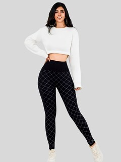 Foto 2 | Foto 2 | Legging De Dama Stretch Mallas Deportivas Lic-0206 Negro Mallones De Mujer