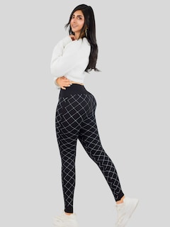 Foto 3 | Foto 3 | Legging De Dama Stretch Mallas Deportivas Lic-0206 Negro Mallones De Mujer