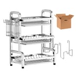 ''escurridor De Trastes Fregadero 3 Niveles Aceros Inoxidables Plteado ''
