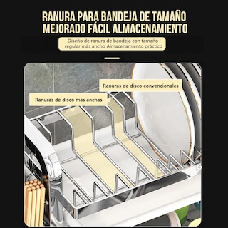 Foto 5 | Foto 5 | ''escurridor De Trastes Fregadero 3 Niveles Aceros Inoxidables Plteado ''