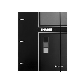 Foto 1 | Foto 1 | Carpeta Profesional Pasta Dura Shades Negro Raya 120hojas