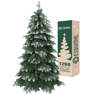 Foto 1 | Foto 1 | Árbol De Navidad Esquimal Pino Verde 2.20m Con Puntas Nevadas Y Ramas Mixtas
