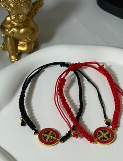 Foto 4 | Foto 4 | Xtellar Duo De Pulseras San Benito Cruz En Trenzado Amuleto Católico De La Suerte Para Todas Las Ocasiones