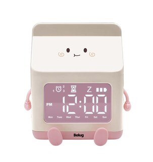 Foto 1 | Foto 1 | Reloj Despertador Digital Con Temporizador Y Alarmas Rosa