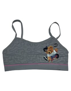 Foto 3 | Foto 3 | Pack 6 Tops Para Niña En Colores Surtidos Con Estampado De Osito