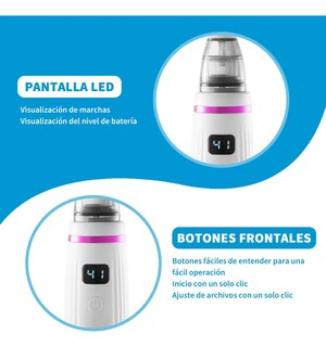 Foto 3 | Foto 3 | Aspirador Nasal Bebe Electrico Blanco Con Rosa